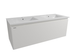 Koupelnová skříňka s umyvadlem Naturel Ancona 120x45x46 cm bílá ANCONA2120DVB (ANCONA2120DVB)