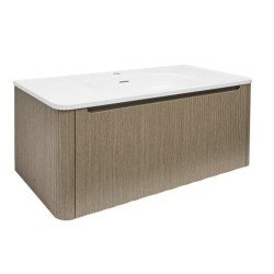Koupelnová skříňka s umyvadlem Naturel Austen 119x47,5x45 cm light pine mat AUSTEN120LP (AUSTEN120LP)