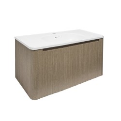 Koupelnová skříňka s umyvadlem Naturel Austen 79x47,5x45 cm light pine mat AUSTEN80LP (AUSTEN80LP)