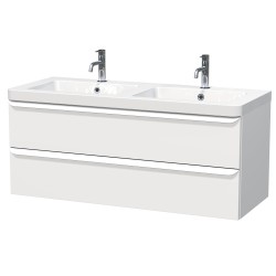 Koupelnová skříňka s umyvadlem Naturel Pavia 120x53x49 cm bílá mat bílá úchytka PAVIA3120ZBI (PAVIA3120ZBI)