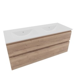 Koupelnová skříňka s umyvadlem Naturel Savona 118x53x44,8 cm dub Halifax mat SAVONA2120DH (SAVONA2120DH)