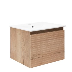 Koupelnová skříňka s umyvadlem Naturel Savona 58x43x44,8 cm dub halifax mat SAVONA60DH (SAVONA60DH)