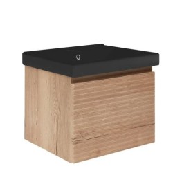 Koupelnová skříňka s umyvadlem Naturel Savona 58x43x45 cm dub mat SAVONA60DHU1B (SAVONA60DHU1B)