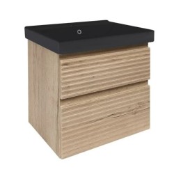 Koupelnová skříňka s umyvadlem Naturel Savona 58x53x45 cm dub mat SAVONA260DHU1B (SAVONA260DHU1B)