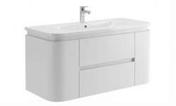 Koupelnová skříňka s umyvadlem Naturel Shelley 119x50x45 cm bílá mat SHELLEY120W (SHELLEY120W)