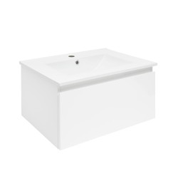 Koupelnová skříňka s umyvadlem SAT B-WAY 59x30x45 cm bílá lesk BWAY60WU4 (BWAY60WU4)