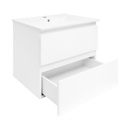 Koupelnová skříňka s umyvadlem SAT B-Way 59x50x45 cm bílá lesklá BWAY260WU4BI (BWAY260WU4BI)