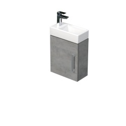 Koupelnová skříňka s umyvadlem SAT Cube Way 40x47,5x20 cm beton mat CUBE320401DBE (CUBE320401DBE)