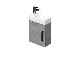 Koupelnová skříňka s umyvadlem SAT Cube Way 40x47,5x20 cm beton mat CUBE320401DCBE (CUBE320401DCBE)