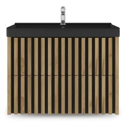 Koupelnová skříňka s umyvadlem SAT Delano 80x46 cm dub mat DELANO80ZDCUMB (DELANO80ZDCUMB)