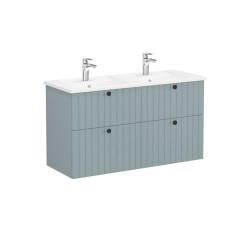 Koupelnová skříňka s umyvadlem VitrA Root 120x67x46 cm zelená mat ROOTG120GINTS (ROOTG120GINTS)