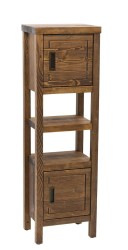 Koupelnová skříňka vysoká Naturel Country 40x130x30 cm palisandr COUNTRYV40LPPA (COUNTRYV40LPPA)