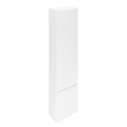 Koupelnová skříňka vysoká Naturel Savona 40,2x157x21,7 cm bílá lesk SAVONAV40BI (SAVONAV40BI)