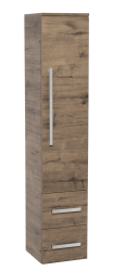Koupelnová skříňka vysoká SAT Cube Way 32,5x162,5x33 cm dub wellington CUBE3CHV35DW (CUBE3CHV35DW)