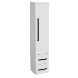 Koupelnová skříňka vysoká SAT Cube Way 32,5x163x33 cm bílá lesk CUBE3CHV35BL (CUBE3CHV35BL)