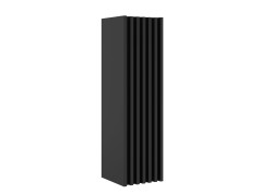 Koupelnová skříňka vysoká SAT Delano 34x125x36 cm černá DELANOV35CD (DELANOV35CD)