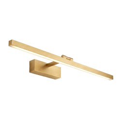 Koupelnové nástěnné LED svítidlo APP1865-1W 80 cm BRUSH GOLD (OSW-66021)