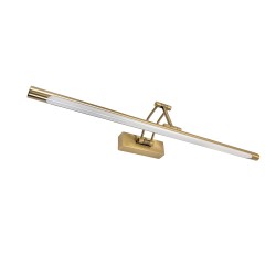 Koupelnové nástěnné LED svítidlo SWE023-1W 60cm Brush Gold (OSW-20122)