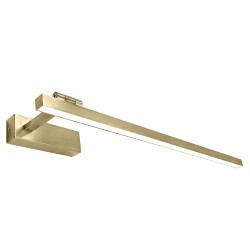 Koupelnové nástěnné LED svítidlo SWE032-1W 60cm BRUSH GOLD (OSW-20131)