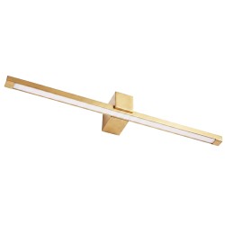 Koupelnové nástěnné LED svítidlo SWE048-1W 80cm GOLD BRUSH (OSW-20148)
