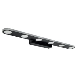 Koupelnové nástěnné LED svítidlo SWE055-W BLACK (OSW-20155)