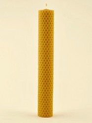 KOUPELNYMOST - Svíčka válec velký z vosku-001 (VOSK-0001)