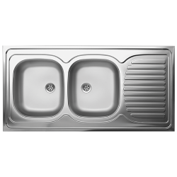 Kuchinox - 60 dřez dvojitý s odkapávačem (SK6_021T)
