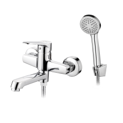 Kuchinox - ATEZ nástěnná vanová baterie s příslušenstvím, chrom (BTK_011D)