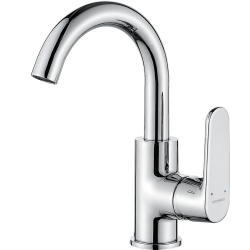 Kuchinox - DIMA stojánková umyvadlová baterie s otočným ramínkem U (BQD_028D)