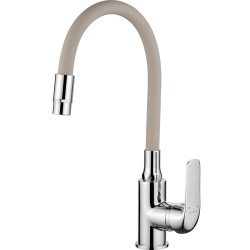 Kuchinox - ELZA dřezová baterie stojánková s elastickým ramenem a 2-funkčním výtokem (BKE_462D)