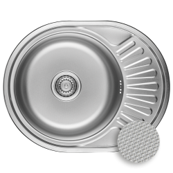 Kuchinox - NORMAL dřez jednoduchý s odkapávačem, len (SGN_383T)