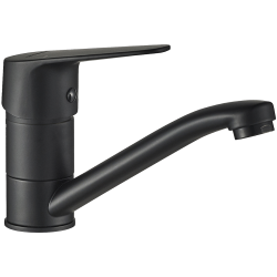 Kuchinox - SAGRA stojánková umyvadlová baterie s otočným ramínkem, černá (BQR_726D)