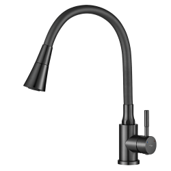 Kuchinox - SELVA dřezová stojánková baterie s elastickým 2-funkčním výtokem, grafit (BSK_962E)