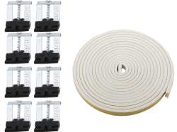 Kuchinox - Upevňovací sada pro montáž ocelových zapuštěných dřezů (CZZ_000T)