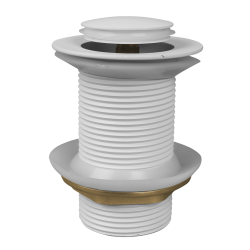 Kuchinox - Vypouštěcí zátka Click-Clack bez přepadu, bílá (CKK_61R2)