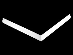 Lansanit Panel krycí k obdélníkové vaničce, bílý vč. montážních nohou 1200x1200 mm (LANPANO)