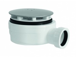 Lansanit Sifon pro sprchové vaničky extra nízký, chrom, průtok 52 l/min (LANSIFEXEN)