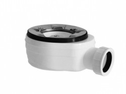 Lansanit Sifon pro sprchové vaničky LUX nízký, chrom, průtok 52 l/min (LANSIFLUXN)