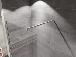 Lansanit - Sprchová zástěna Walk-IN 1400, chrom, matné sklo (LAN05044)