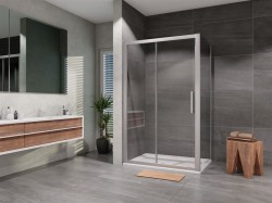 Lansanit - Sprchový kout obdélník posuvný Elisa 1200x900, chrom, matné sklo (LAN03045/LAN05020)