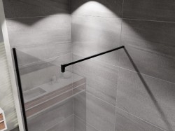Lansanit - Vzpěra pro Walk-IN, L=1200 mm, černá (BKT-H-B)