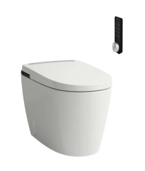 Laufen - Cleanet Alvia Elektronický bidet s keramikou, Rimless, SoftClose, LCC, bílá (H8231604000001)