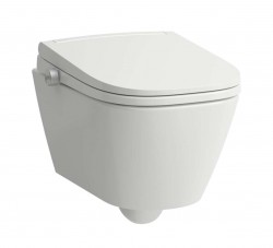 Laufen - Cleanet Meda Elektronický bidet s keramikou, závěsný, Rimless, SoftClose, bílá (H604110000S002)