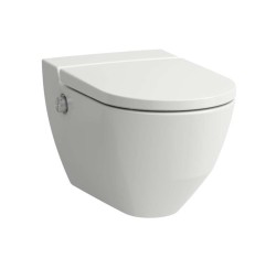 Laufen - Cleanet Navia Elektronický bidet s keramikou, Rimless, SoftClose, matná bílá (H8206017570001)