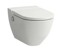 Laufen - Cleanet Navia Elektronický bidet s keramikou, závěsný, Rimless, SoftClose, LCC Active, bílá (H820601A000001)