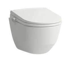 Laufen - Cleanet Pro Lite Elektronický bidet s keramikou, závěsný, Rimless, SoftClose, bílá (H613890000S002)
