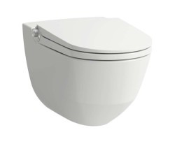 Laufen - Cleanet Riva Elektronický bidet s keramikou, Rimless, SoftClose, matná bílá (H8206917570001)