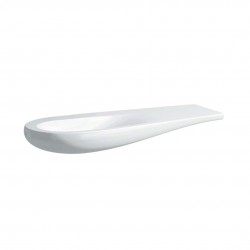 Laufen - Il Bagno Alessi One Nábytkové umyvadlo 120x50 cm, bez otvoru pro baterii, s LCC, bílá (H8149734001091)