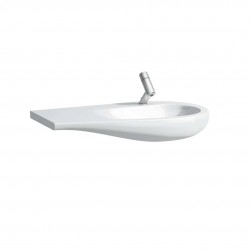 Laufen - Il Bagno Alessi One Nábytkové umyvadlo 90x50 cm, s 1 otvorem pro baterii, s LCC, bílá (H8149764001041)