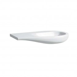 Laufen - Il Bagno Alessi One Umyvadlo 90x50 cm, bez otvoru pro baterii, s LCC, bílá (H8149764001091)